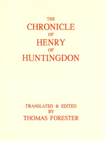 The Chronicle of Henry of Huntingdon