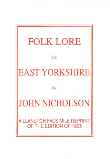 Folk Lore of East Yorkshire