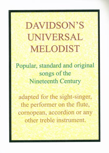 Davidson's Universal Melodist - Vol 1, pt 1